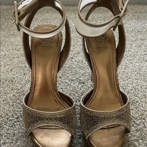 Guess Gold Heels